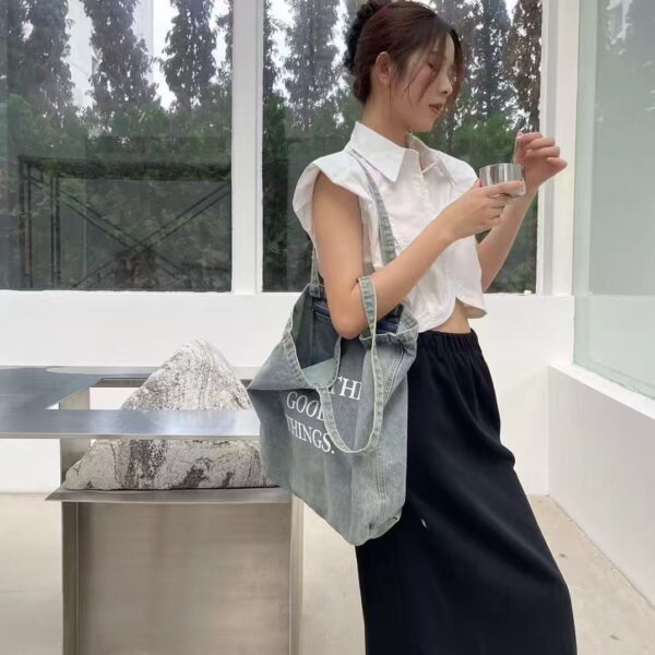 牛仔布包：圖片 4